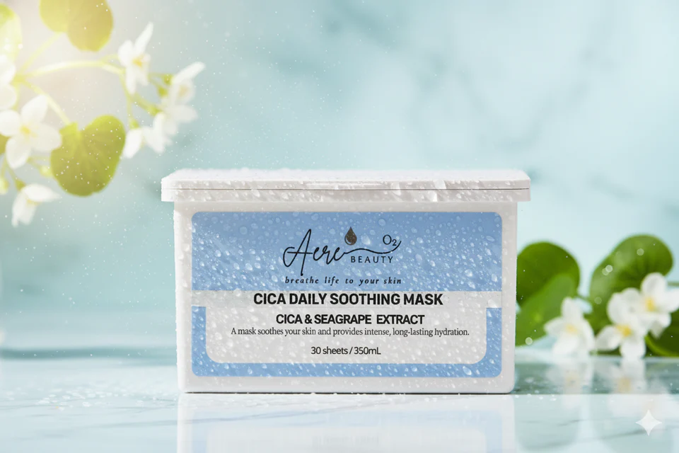 CICA & SEA GRAPE HYDRA MASK | 30 sheets